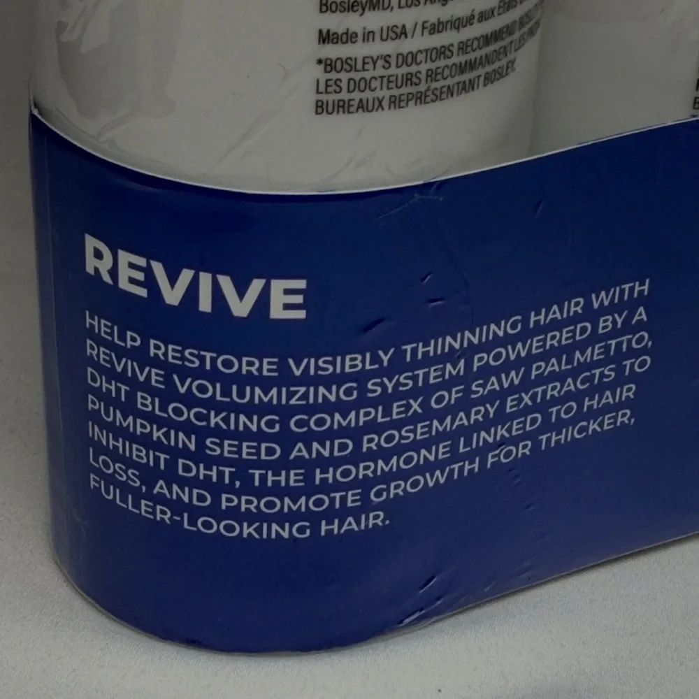 Bosley Revive Shampoo and Conditioner Set - Help Restore Thicker, fuller hair‎